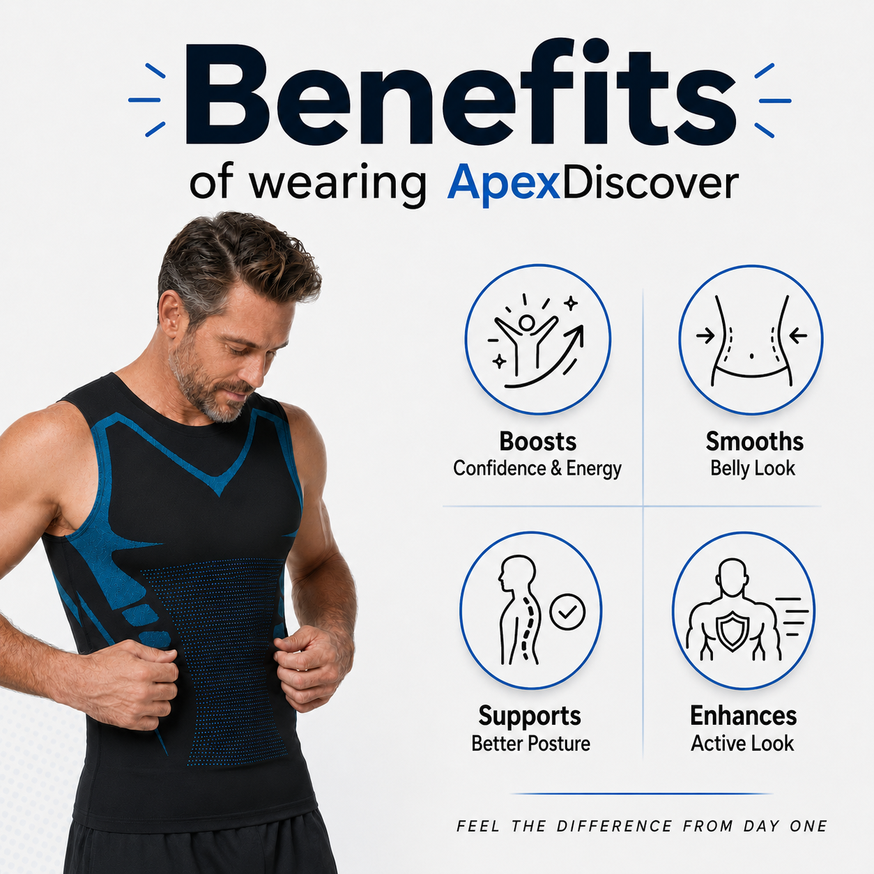 Apex SlimCore™ Compression Tank | Instant Belly Shaping For A Clean & Slim Fit