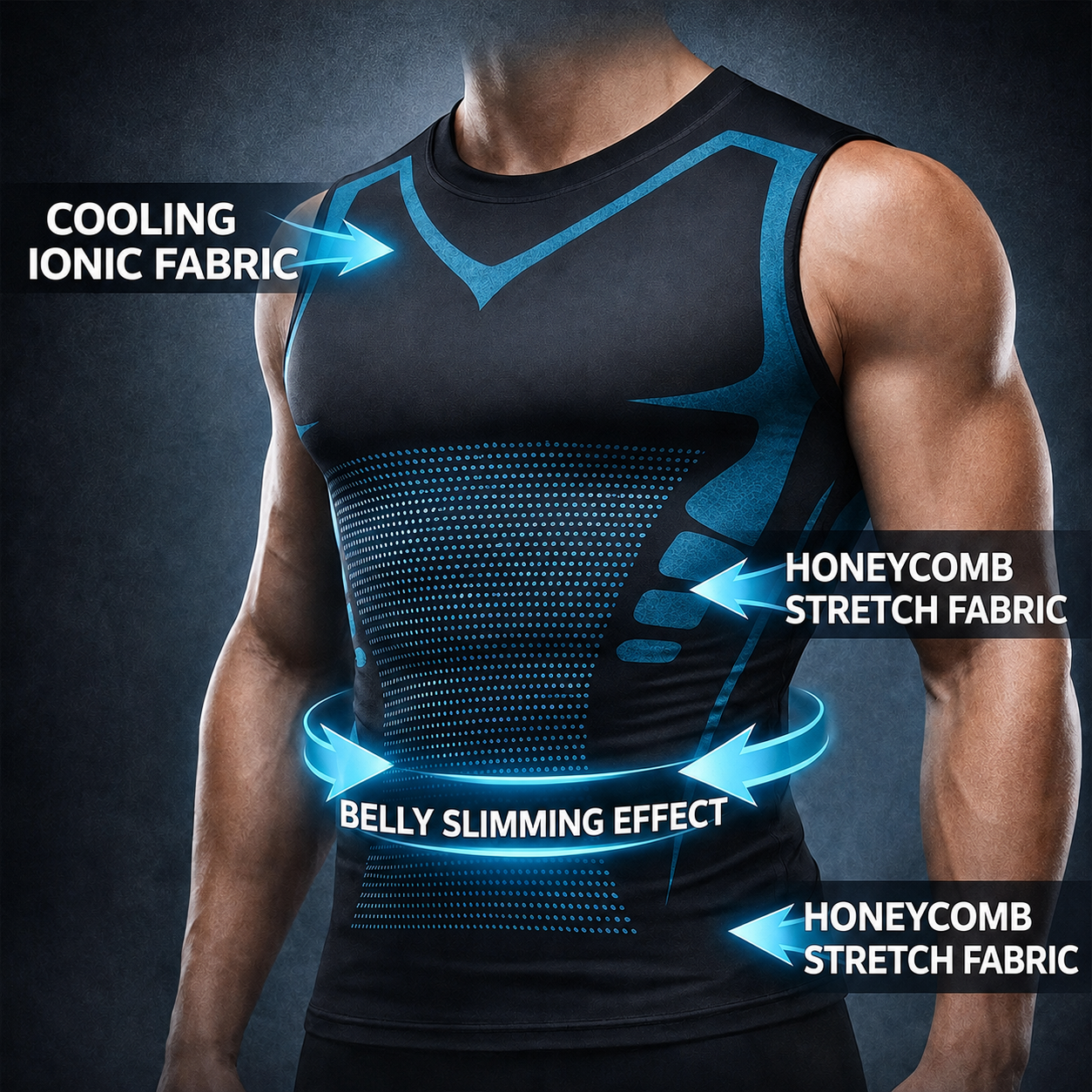 Apex SlimCore™ Compression Tank | Instant Belly Shaping For A Clean & Slim Fit