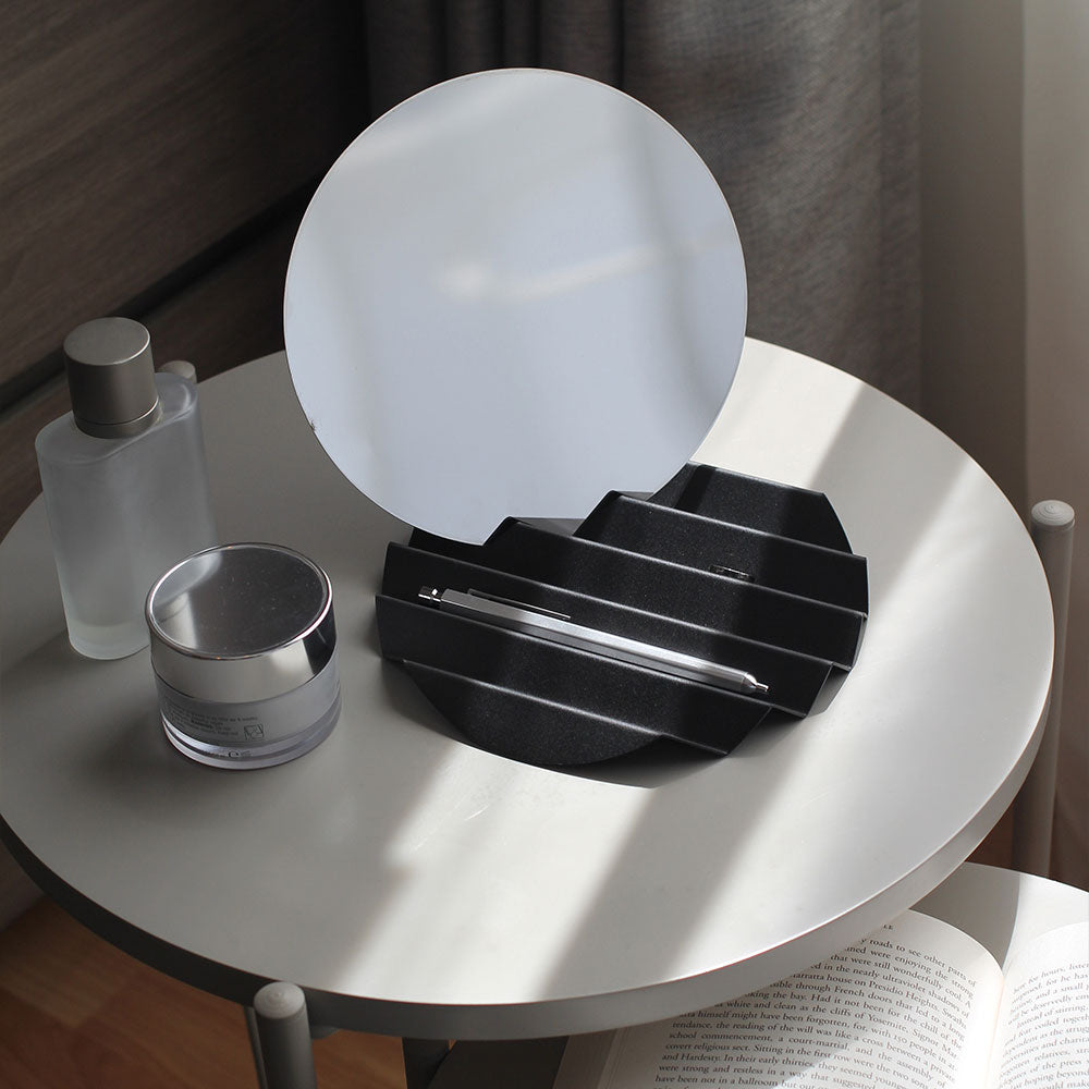 Vanity Mirror & Organizer Tray