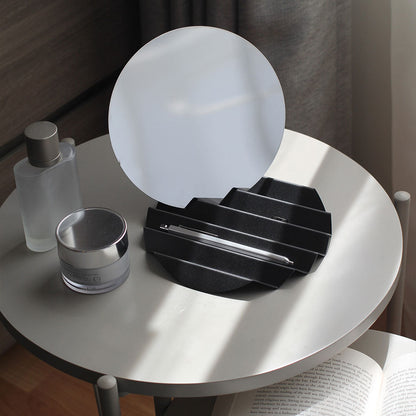 Vanity Mirror & Organizer Tray