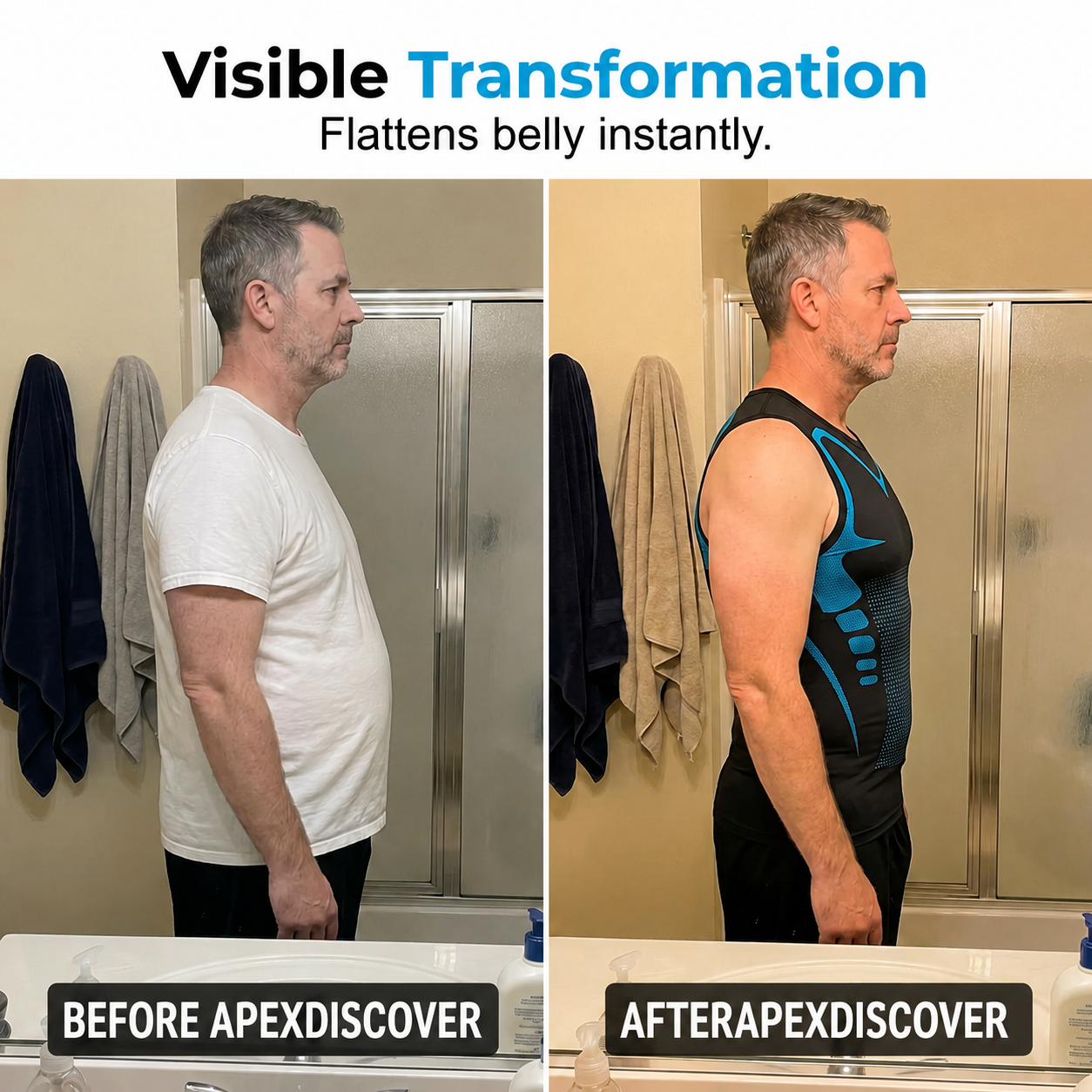 Apex SlimCore™ Compression Tank | Instant Belly Shaping For A Clean & Slim Fit